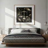 Libra Dierenriem Hemel Astrologie Poster