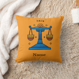 Libra Dierenriem Retro Pop Art - Persoonlijk Cadea Kussen