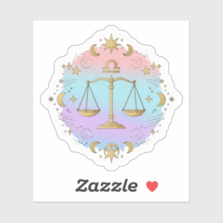Libra Dierenriem Weegschaal Sticker Hemellichamen