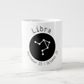 Libra Dot Line Jumbo Mok (Voorkant)