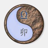 Libra & Earth Rabbit Magneet (Voorkant)