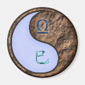 Libra & Earth Snake Magneet (Voorkant)