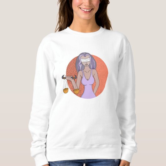 Libra en The Lady of Justice Trui (Voorkant)