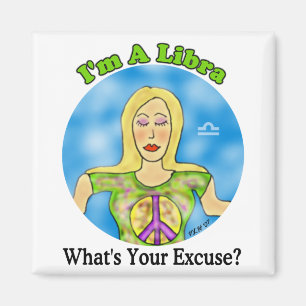 Libra Excuseer Magnet
