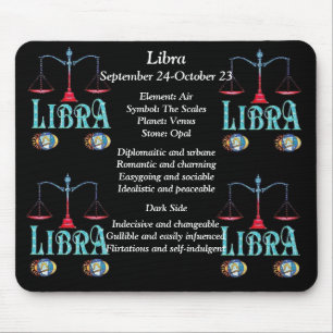 Libra Geboorte Teken Zodiac Muismat
