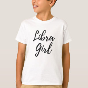 Libra Girl Zodiac Astrological Horoscope T-shirt