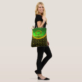 LIBRA GOLD ZODIAC BIRTHDAY JEWELS, Green Emerald Tote Bag (Op model)