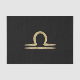 LIBRA Goud September Oktober Geboorte Astrologie Tissuepapier