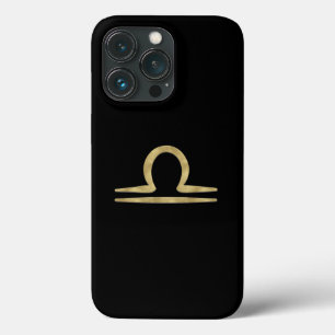 LIBRA Goud September Oktober Verjaardag Astrologie Case-Mate iPhone Case