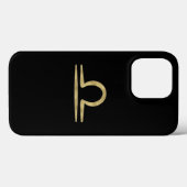 LIBRA Goud September Oktober Verjaardag Astrologie Case-Mate iPhone Case (Achterkant (horizontaal))