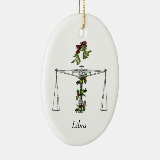 Libra Holiday Ornament (Rechts)