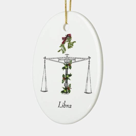Libra Holiday Ornament (Links)