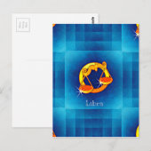 libra horoscoop briefkaart (Voorkant / Achterkant)