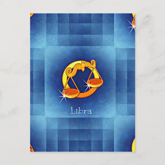 libra horoscoop briefkaart (Voorkant)