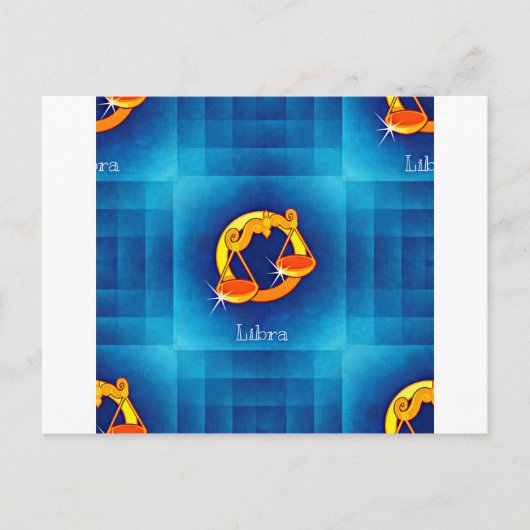 libra horoscoop briefkaart (Voorkant)