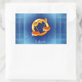 libra horoscoop rechthoekige sticker (Tas)