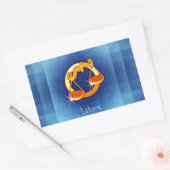libra horoscoop rechthoekige sticker (Envelop)