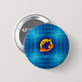 libra horoscoop ronde button 5,7 cm (Voorkant /achterkant)
