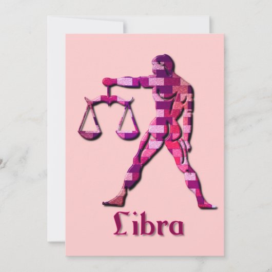 Libra Invitation Kaart (Voorkant)
