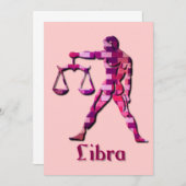 Libra Invitation Kaart (Voorkant / Achterkant)