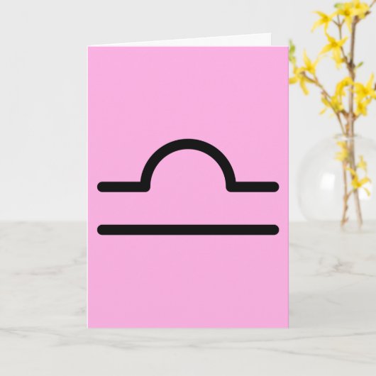 Libra Kaart (Gele Bloem)