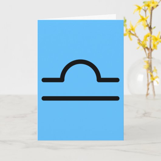 Libra Kaart (Gele Bloem)