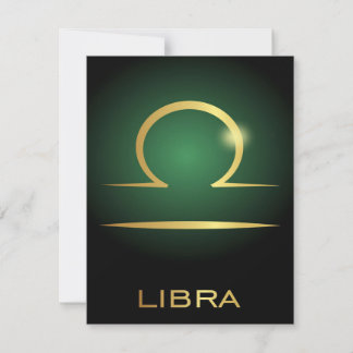 Libra Lover Gift | Vintage Libra Zodiac Lover Gift Kaart