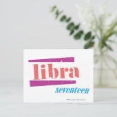 Libra LtRoze Briefkaart (Staand voorkant)
