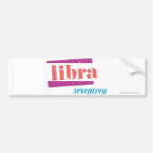 Libra LtRoze Bumpersticker (Voorkant)