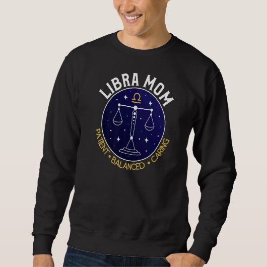 Libra Mama Patient Evenwichtige Caring Trui (Voorkant)