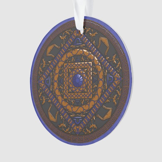Libra Mandala Acrylisch Ornament (voorkant)