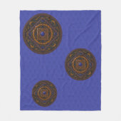 Libra Mandala Fleece Dekbed Deken (Voorkant)