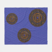 Libra Mandala Fleece Dekbed Deken (Voorkant (Horizontaal))