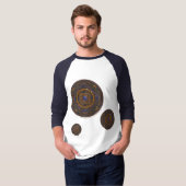 Libra Mandala Heren Licht Shirt (Voorkant volledig)