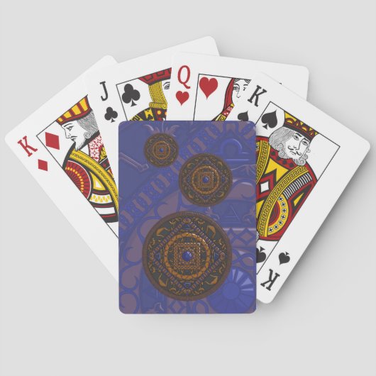 Libra Mandala Klassieke Speelkaarten (Achterkant)