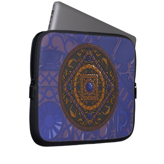 Libra Mandala Laptoptas Laptop Sleeve (Voorkant Rechts)