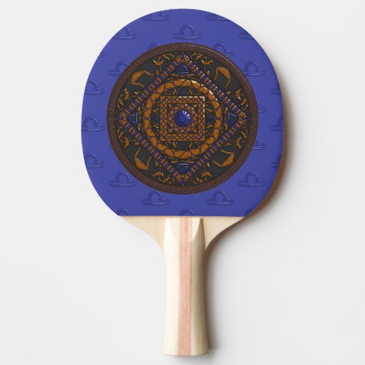 Libra Mandala Ping Pong Batje (Voorkant)