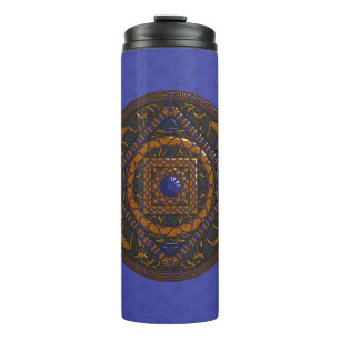 Libra Mandala Thermal Tumbler Thermosbeker