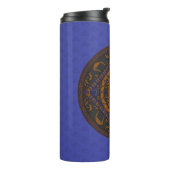 Libra Mandala Thermal Tumbler Thermosbeker (Gedraaid links)