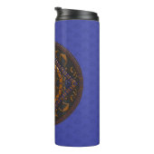 Libra Mandala Thermal Tumbler Thermosbeker (Geroteerd rechts)