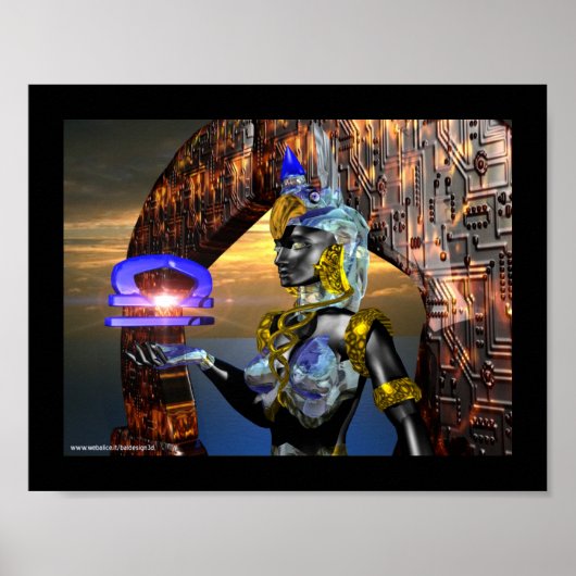 LIBRA MET CYBER ATHENA POSTER (Voorkant)