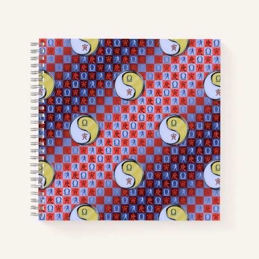 Libra & Metal Tiger Notitieboek (Voorkant)