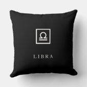 Libra – Minimalist Zodiac Decorative Pillow Kussen (Achterkant)