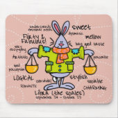 libra mousepad muismat (Voorkant)