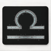 Libra Mousepad Muismat (Voorkant)