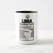 Libra Nutritional Facts Mok (Midden)