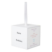Libra Ornament (Achter hoekig)