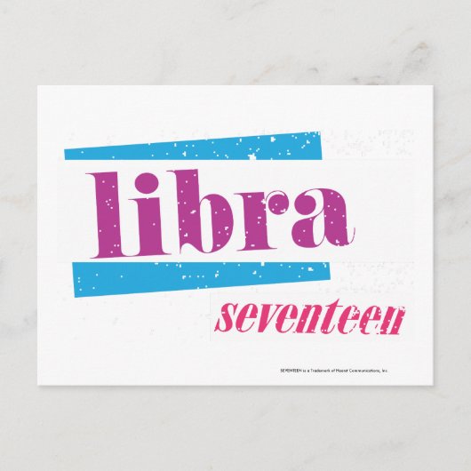 Libra Paars Briefkaart (Voorkant)