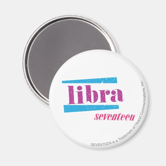 Libra Paars Magneet (Voorkant / Achterkant)