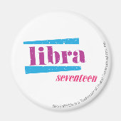 Libra Paars Magneet (Voorkant)